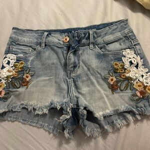 Boho Jean Shorts